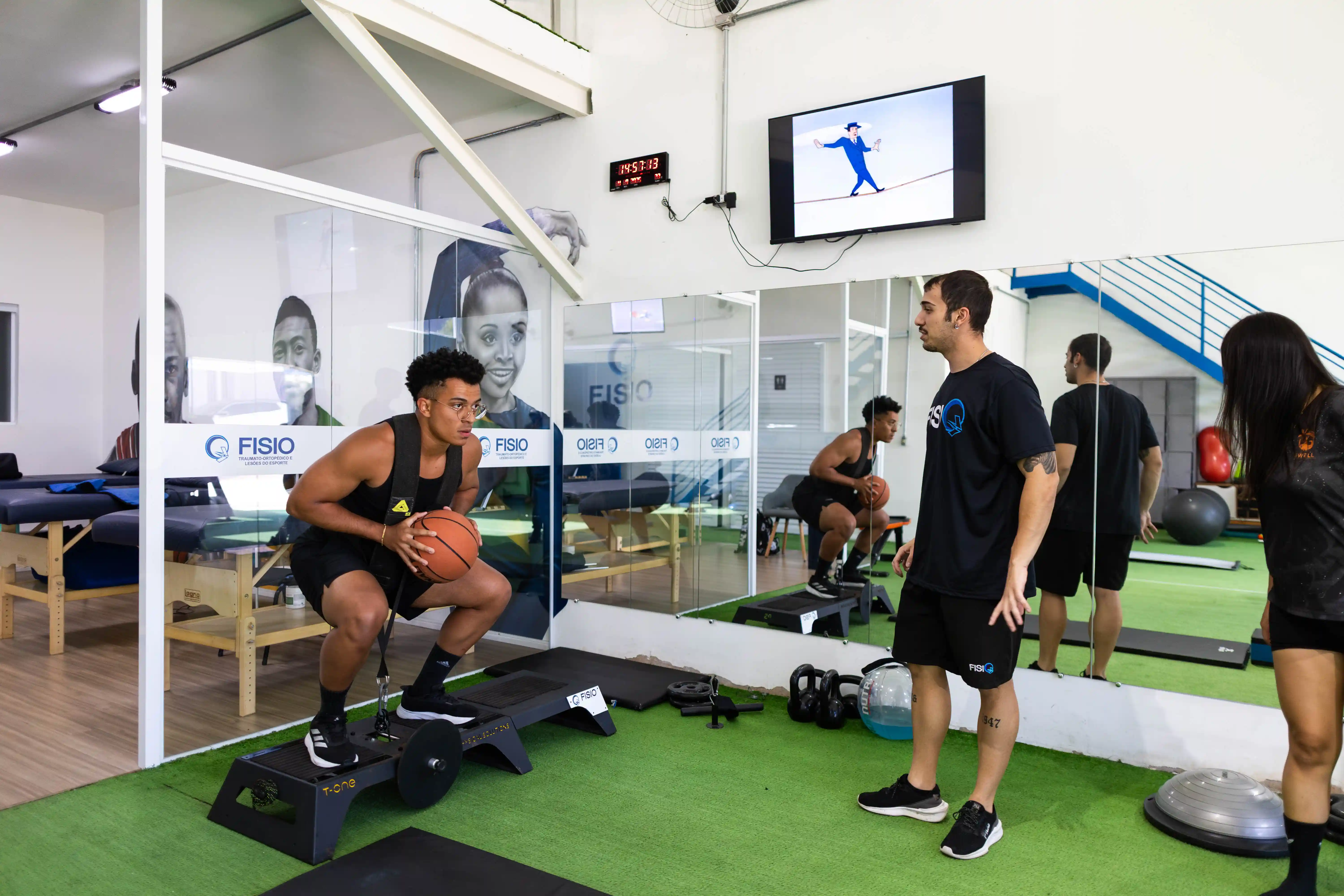 Área de exercícios terapêuticos