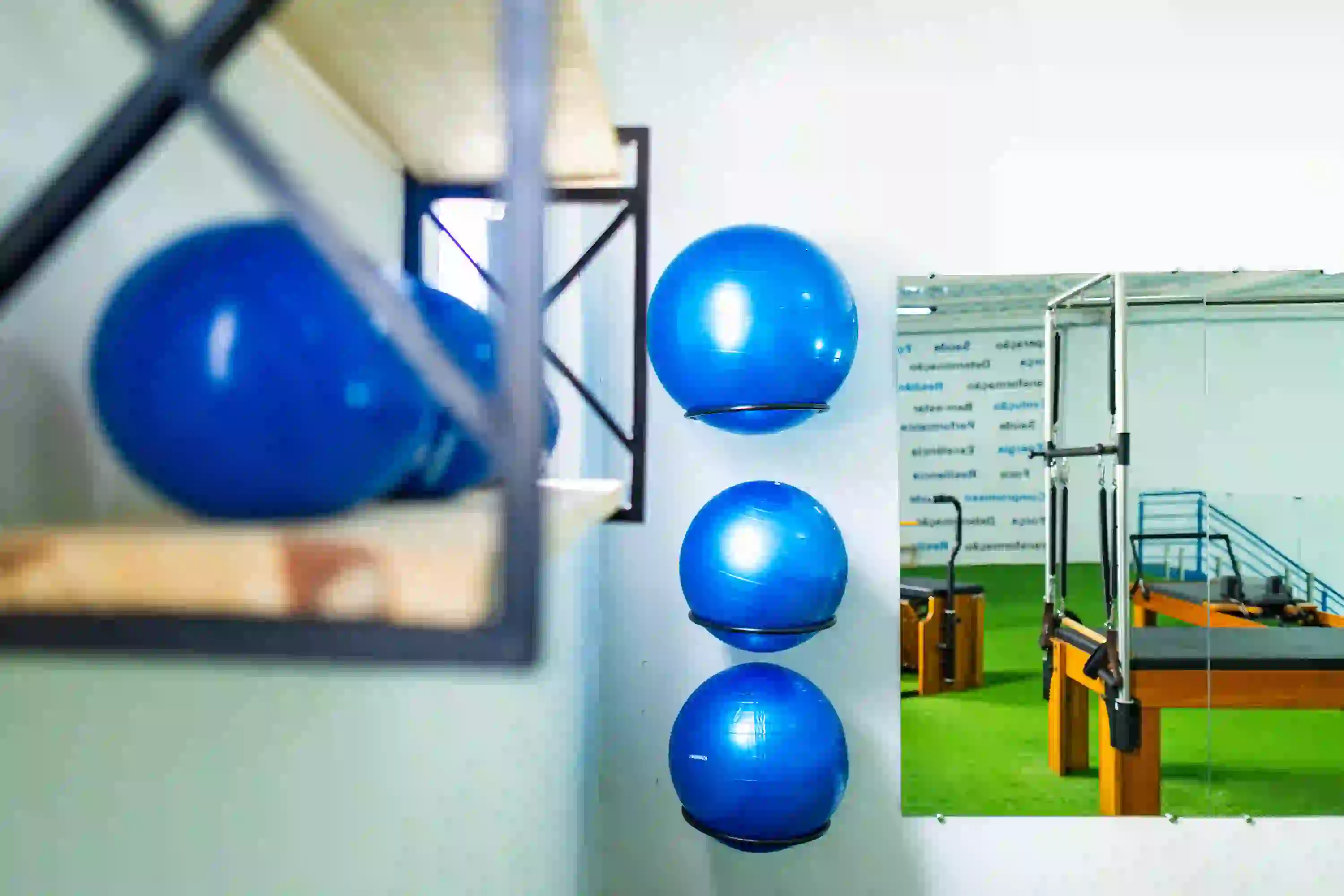 Sala de Pilates - Vista do mezanino