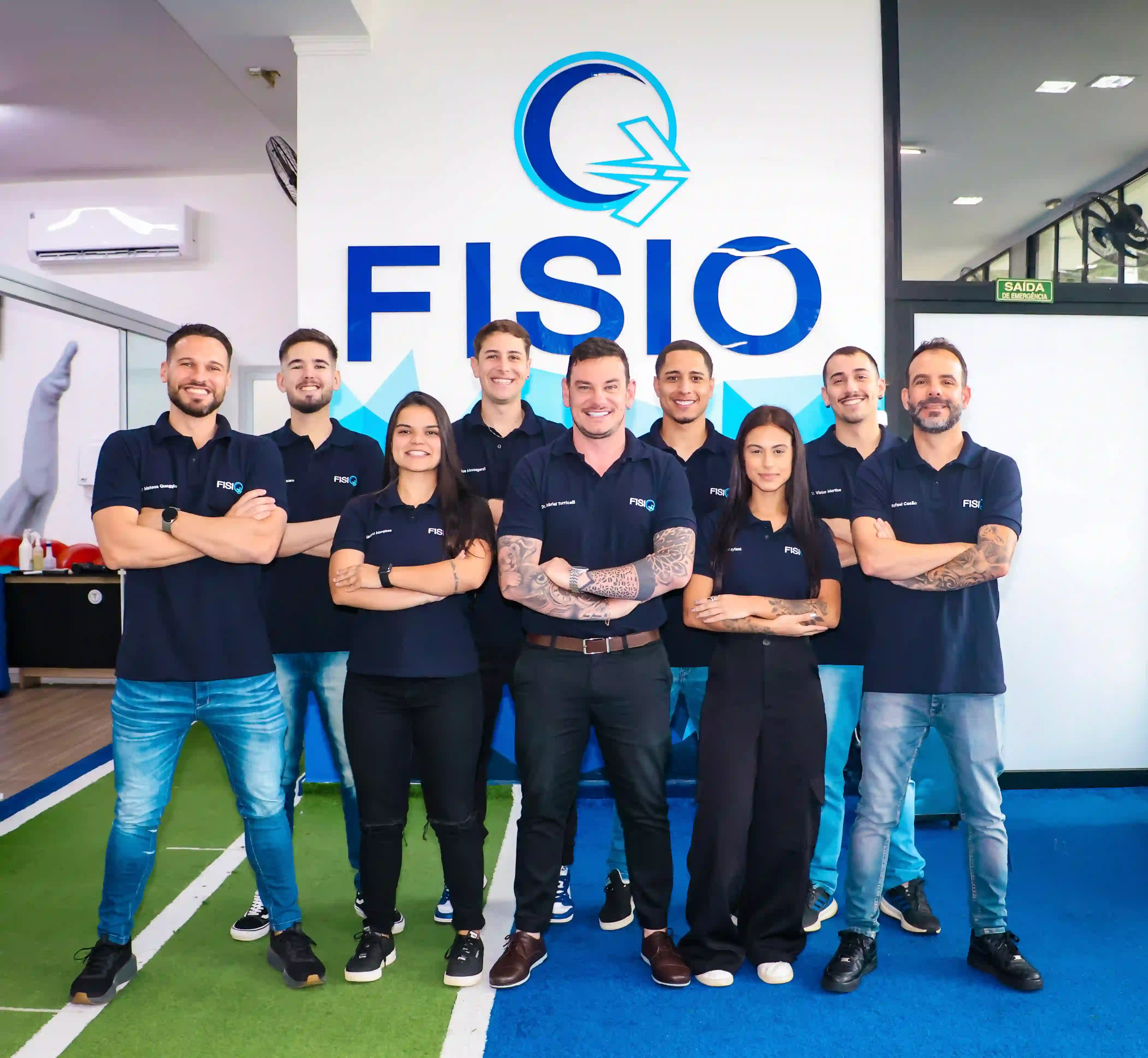equipe da Clínica FISIO